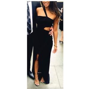 BCBG MAXAZRIA Acadia Cutout Dress Gown